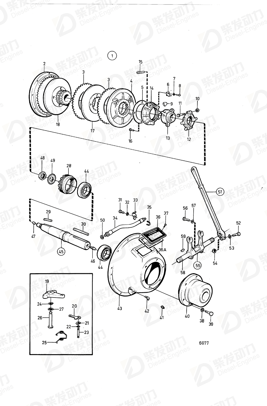 VOLVO Ball bearing 846552 Drawing